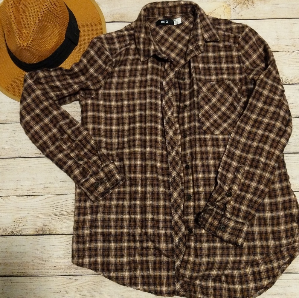 BDG Boyfriend Oversized Flannel
